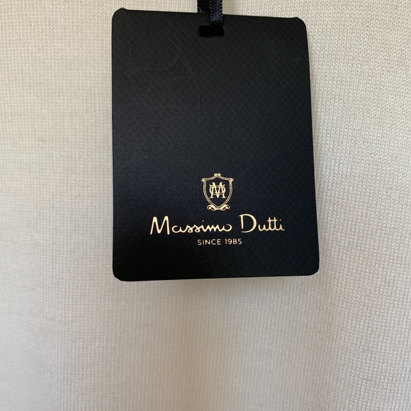 Massimo Dutti Cream Crewneck 100% Cashmere Sweater - Picture 5 of 8